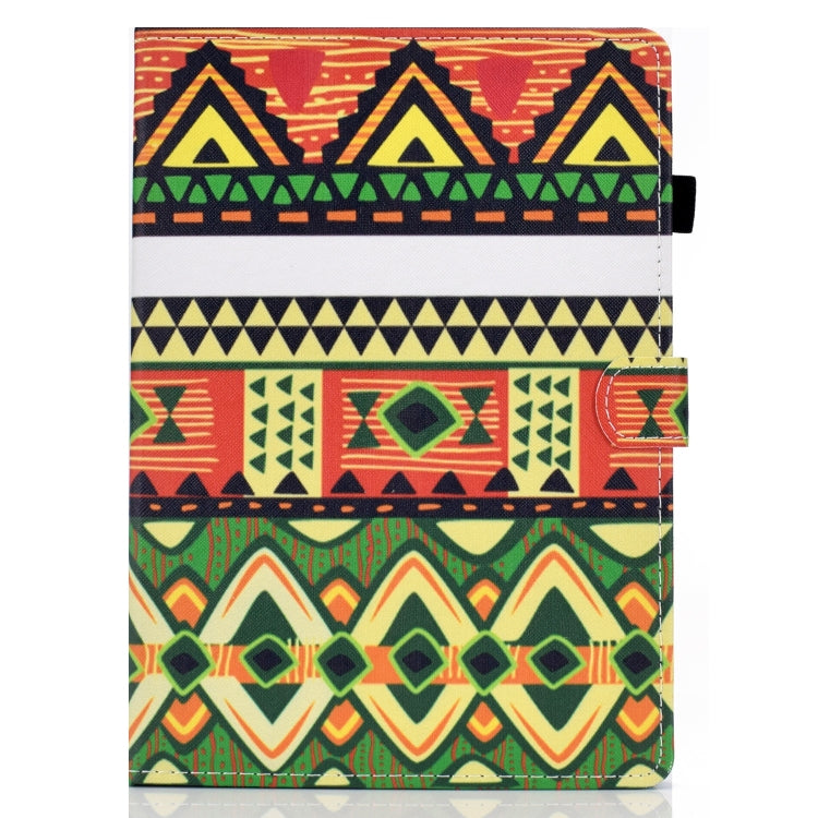 For Huawei MediaPad T3 Horizontal TPU Painted Flat Feather Case Anti-skid strip with Pen Cover & Card Slot & Holder