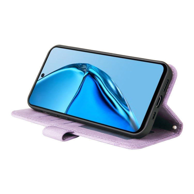 For Infinix Hot 20 4G Skin Feel Life Tree Metal Button Leather Phone Case