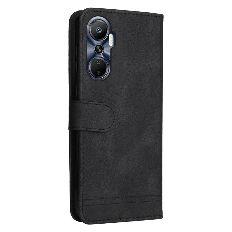 For Infinix Hot 20 4G Skin Feel Life Tree Metal Button Leather Phone Case