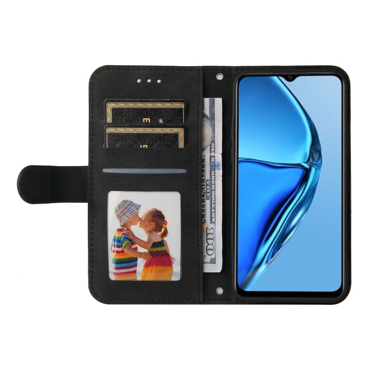 For Infinix Hot 20s Skin Feel Life Tree Metal Button Leather Phone Case