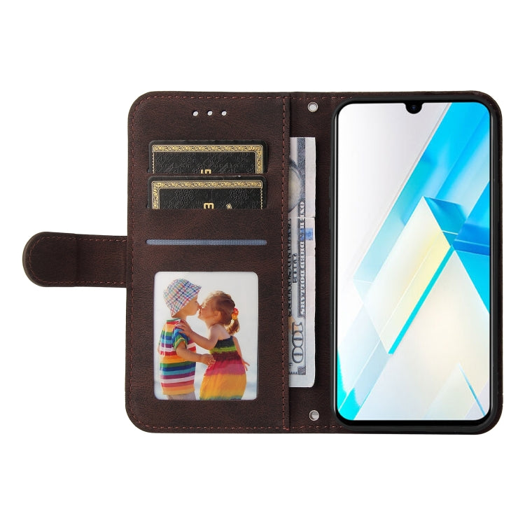 For Infinix Note 12 / G96 Skin Feel Life Tree Metal Button Leather Phone Case