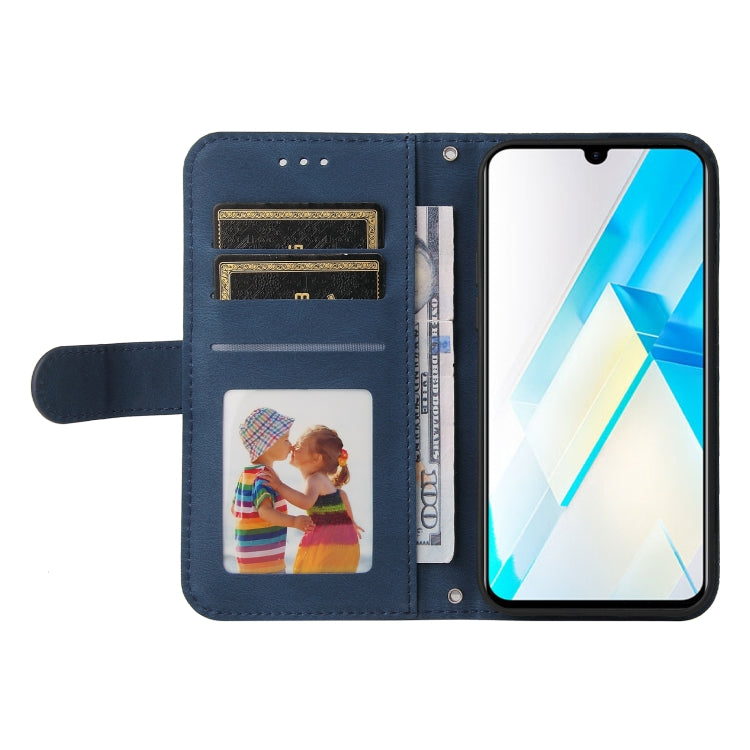 For Infinix Note 12 / G96 Skin Feel Life Tree Metal Button Leather Phone Case