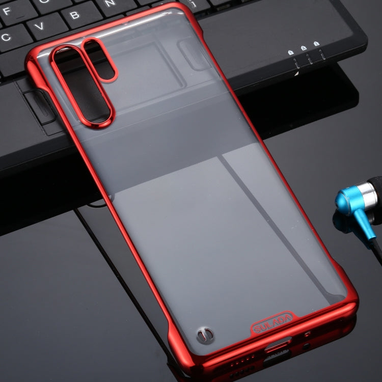 For Huawei P30 Pro SULADA Borderless Drop-proof Vacuum Plating PC Case