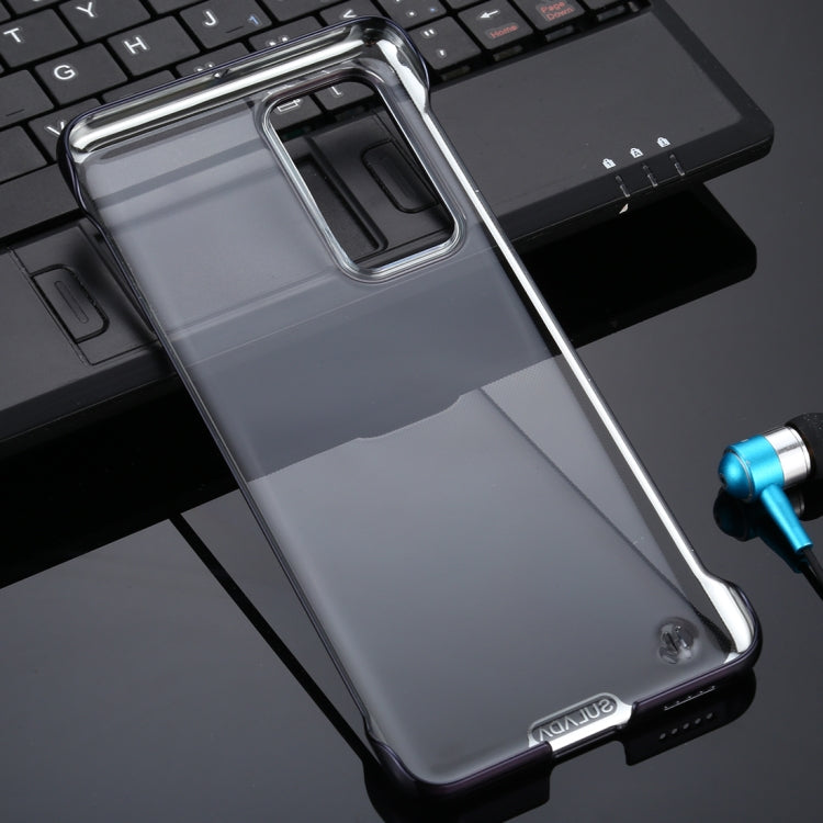 For Huawei P40 SULADA Borderless Drop-proof Vacuum Plating PC Case