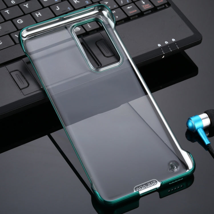 For Huawei P40 SULADA Borderless Drop-proof Vacuum Plating PC Case