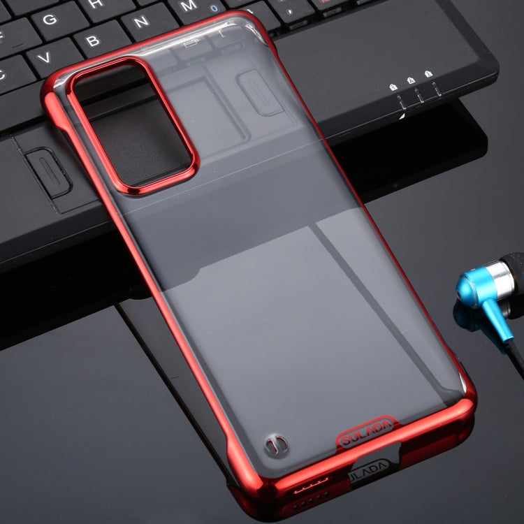 For Huawei P40 SULADA Borderless Drop-proof Vacuum Plating PC Case