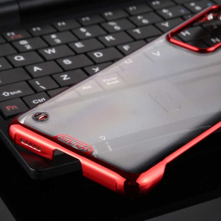 For Huawei P40 SULADA Borderless Drop-proof Vacuum Plating PC Case