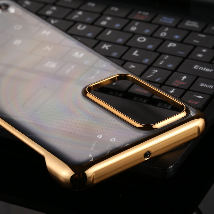 For Huawei P40 SULADA Borderless Drop-proof Vacuum Plating PC Case