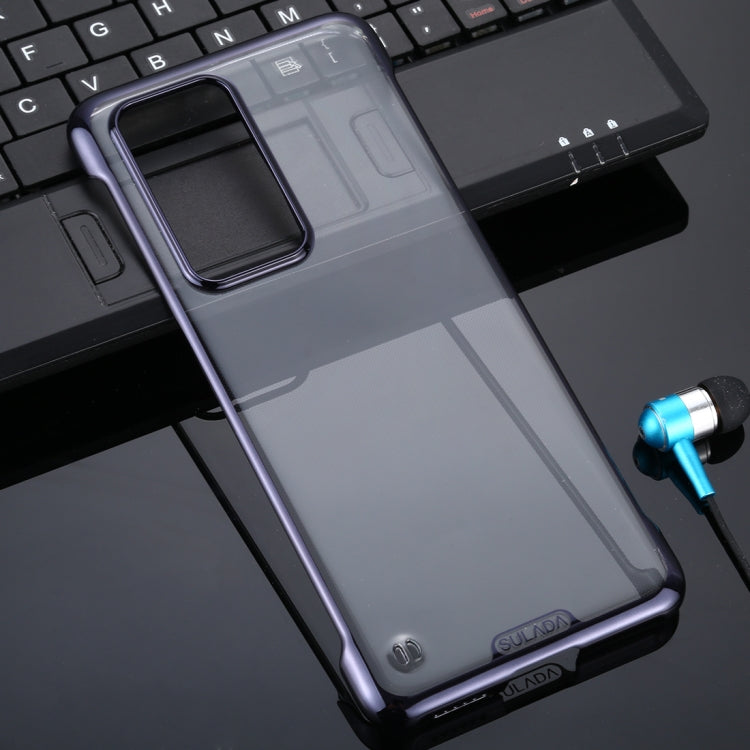 For Huawei P40 Pro SULADA Borderless Drop-proof Vacuum Plating PC Case