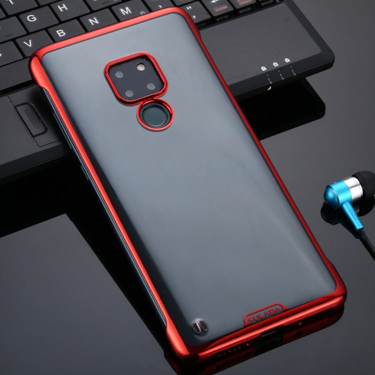 For Huawei Mate 20 SULADA Borderless Drop-proof Vacuum Plating PC Case