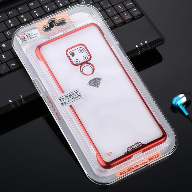 For Huawei Mate 20 SULADA Borderless Drop-proof Vacuum Plating PC Case