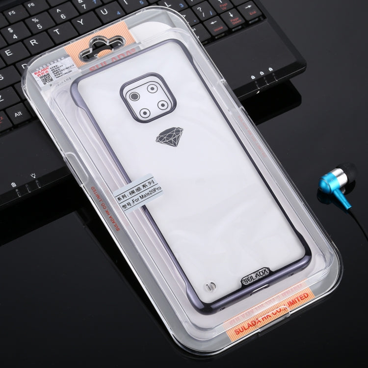 For Huawei Mate 20 Pro SULADA Borderless Drop-proof Vacuum Plating PC Case