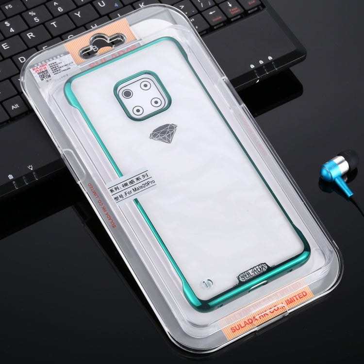 For Huawei Mate 20 Pro SULADA Borderless Drop-proof Vacuum Plating PC Case
