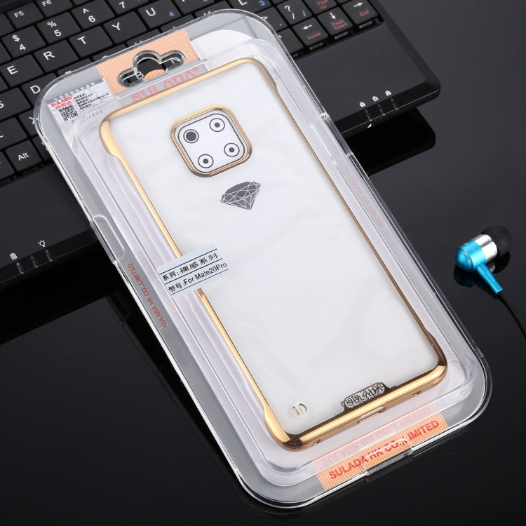 For Huawei Mate 20 Pro SULADA Borderless Drop-proof Vacuum Plating PC Case