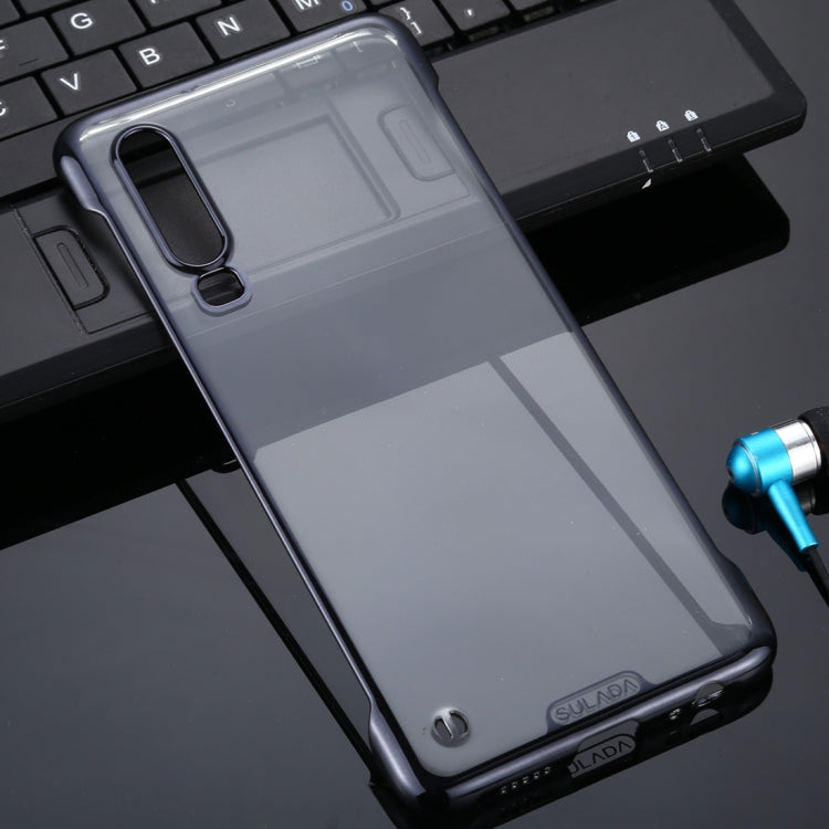 For Huawei P30 SULADA Borderless Drop-proof Vacuum Plating PC Case