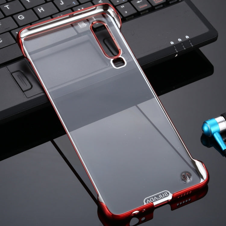 For Huawei P30 SULADA Borderless Drop-proof Vacuum Plating PC Case