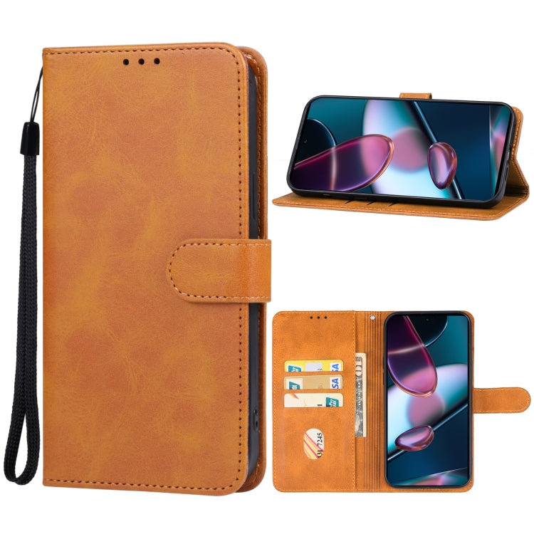 For Motorola Moto Edge+ 2023 Leather Phone Case