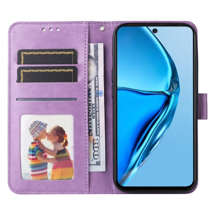 For Infinix Hot 20 4G Embossed Sunflower Leather Phone Case