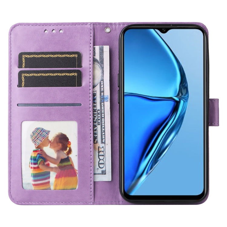 For Infinix Hot 20s Embossed Sunflower Leather Phone Case