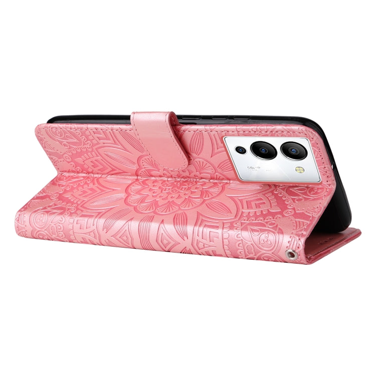 For Infinix Note 12 / G96 Embossed Sunflower Leather Phone Case