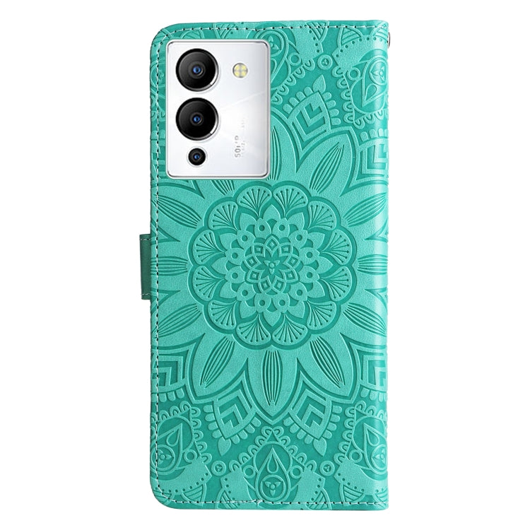 For Infinix Note 12 / G96 Embossed Sunflower Leather Phone Case
