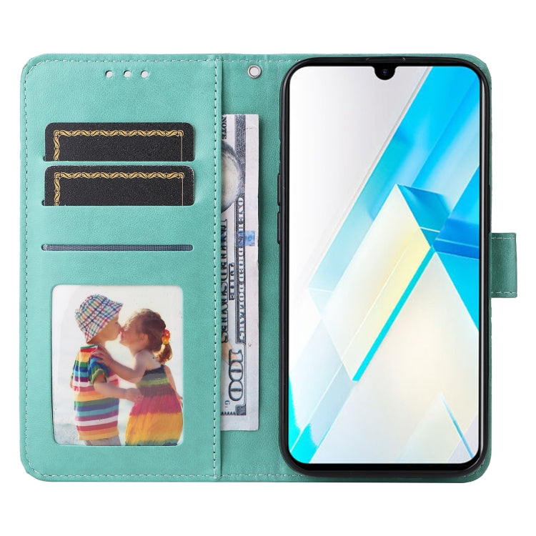 For Infinix Note 12 / G96 Embossed Sunflower Leather Phone Case