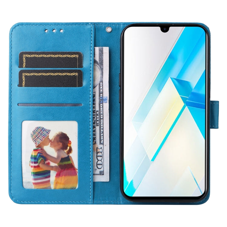 For Infinix Note 12 / G96 Embossed Sunflower Leather Phone Case