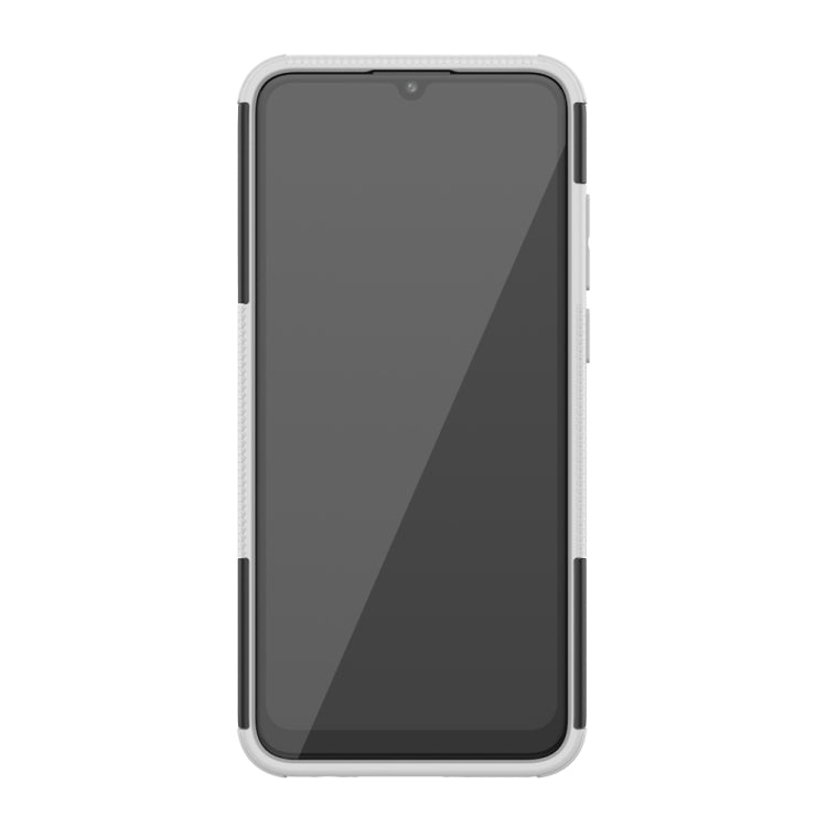 For Huawei Honor Play 9A Tire Texture Shockproof TPU+PC Protective Case with Holder