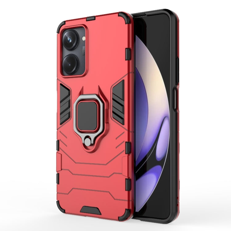 For Realme 10 Pro Magnetic Ring Holder PC + TPU Phone Case