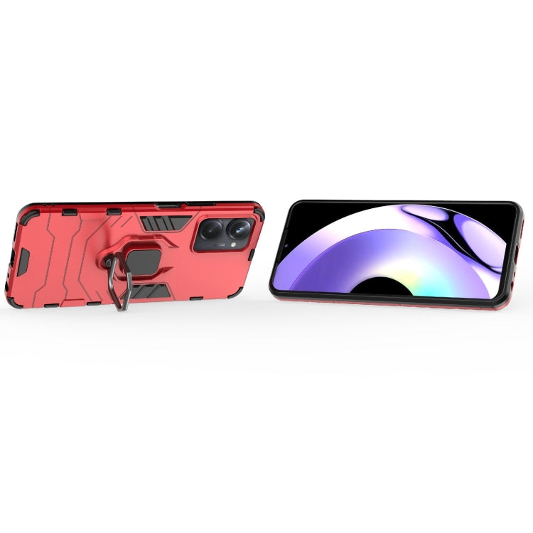 For Realme 10 Pro Magnetic Ring Holder PC + TPU Phone Case