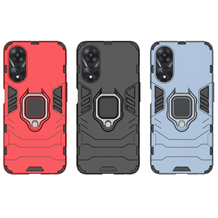 For OPPO A58 5G Magnetic Ring Holder PC + TPU Phone Case