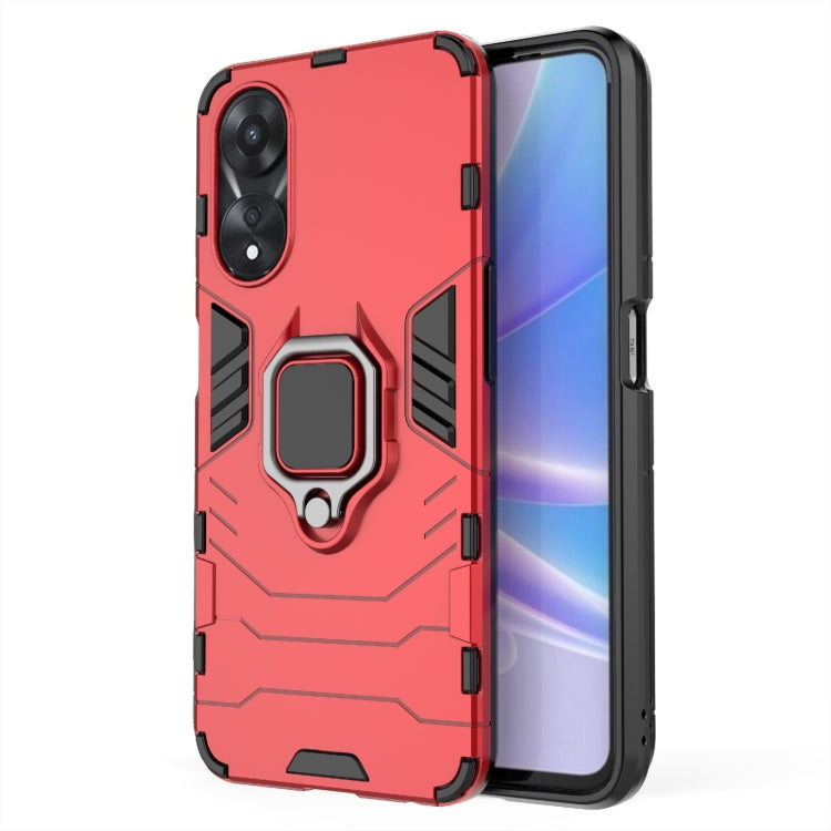 For OPPO A58 5G Magnetic Ring Holder PC + TPU Phone Case