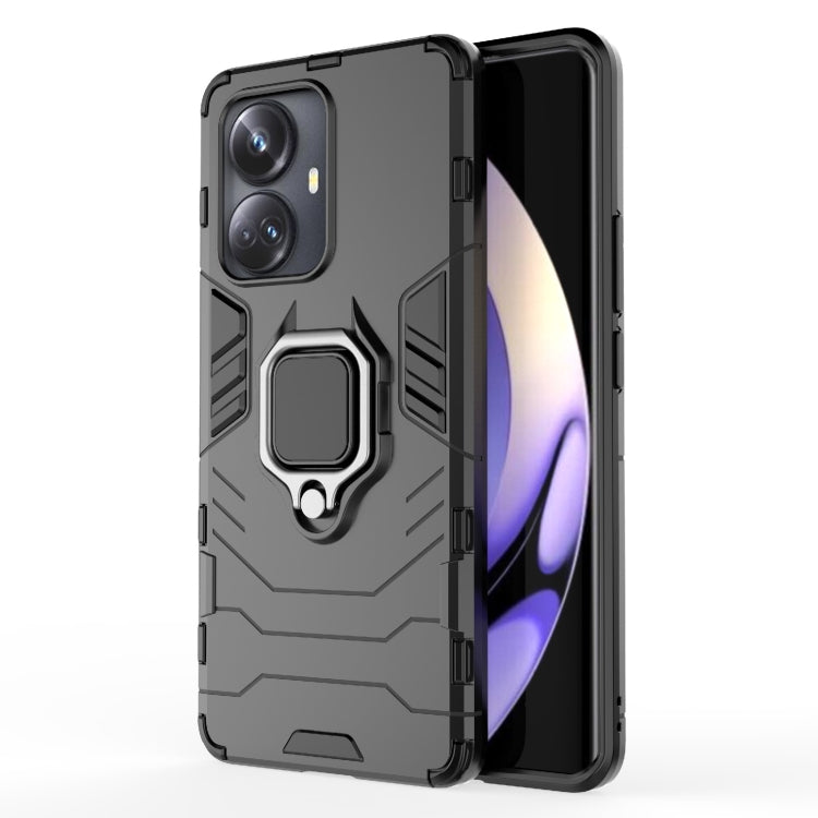 For Realme 10 Pro+ Magnetic Ring Holder PC + TPU Phone Case