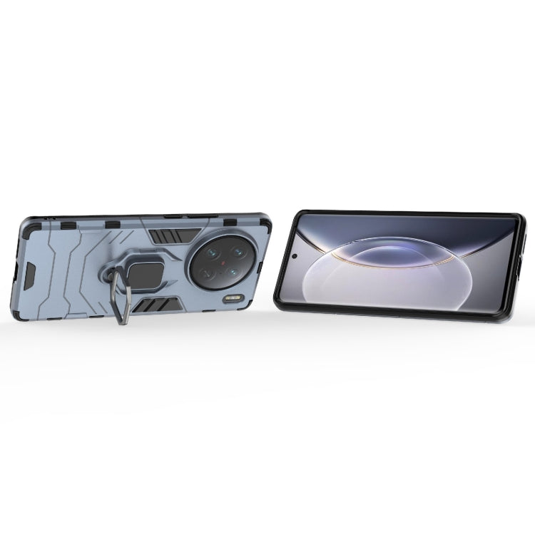 For vivo X90 Pro 5G Magnetic Ring Holder PC + TPU Phone Case