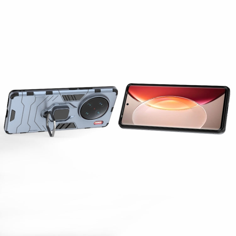 For vivo X90 Pro+ 5G Magnetic Ring Holder PC + TPU Phone Case