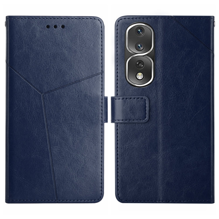For Honor 80 Pro HT01 Y-shaped Pattern Flip Leather Phone Case