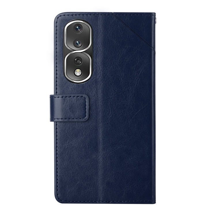 For Honor 80 Pro HT01 Y-shaped Pattern Flip Leather Phone Case