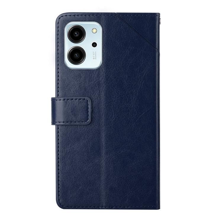 For Honor 80 SE HT01 Y-shaped Pattern Flip Leather Phone Case