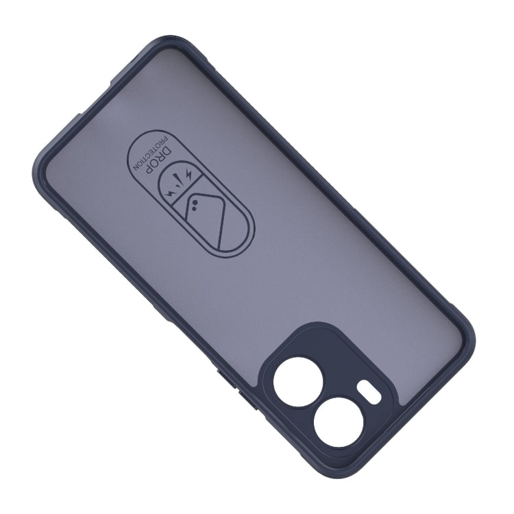 For vivo Y16 4G Global Magic Shield TPU + Flannel Phone Case