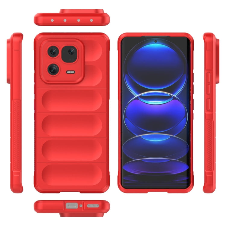 For Xiaomi 13 Pro 5G Magic Shield TPU + Flannel Phone Case