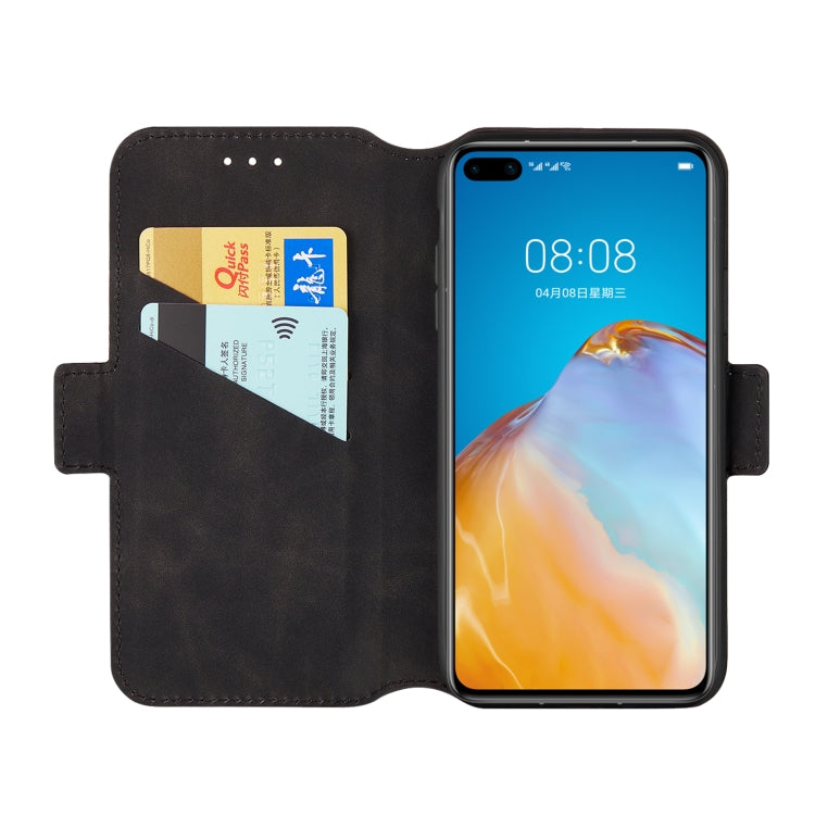 For Huawei P40 Vintage Matte Oil-edge Horizontal Flip Leather Case with Bracket & Card Slots