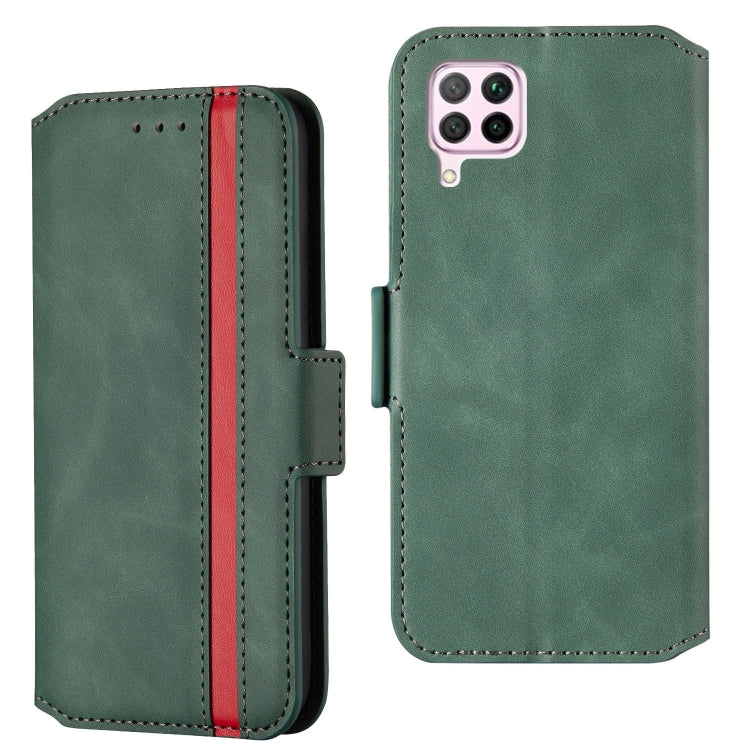 For Huawei P40 Lite Vintage Matte Oil-edge Horizontal Flip Leather Case with Bracket & Card Slots