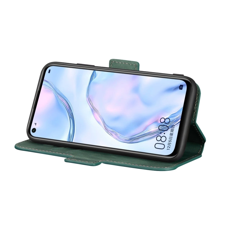 For Huawei P40 Lite Vintage Matte Oil-edge Horizontal Flip Leather Case with Bracket & Card Slots