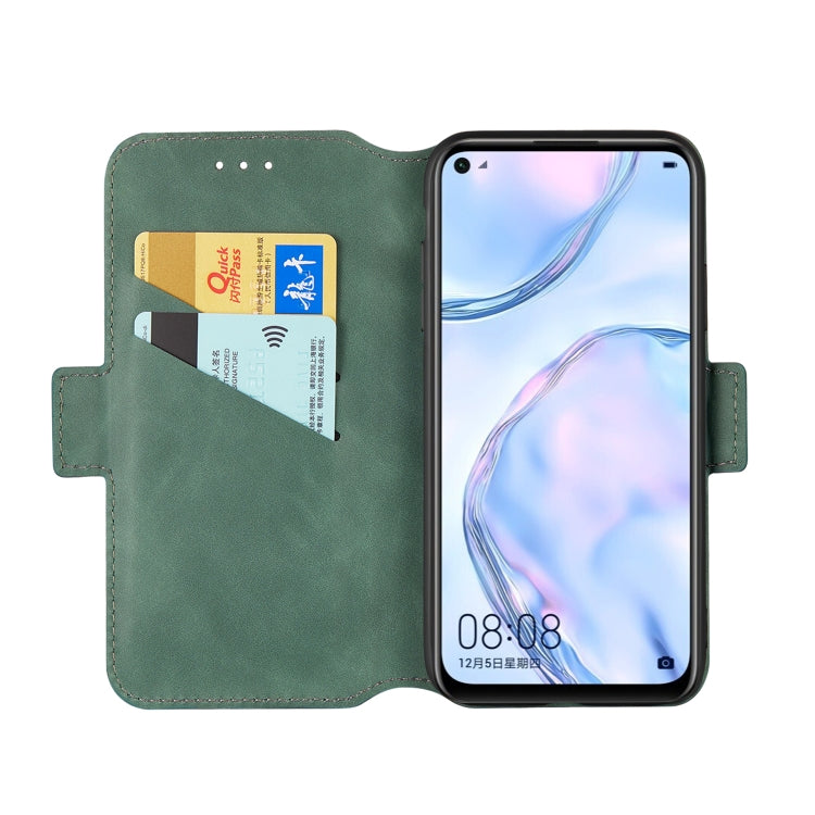 For Huawei P40 Lite Vintage Matte Oil-edge Horizontal Flip Leather Case with Bracket & Card Slots