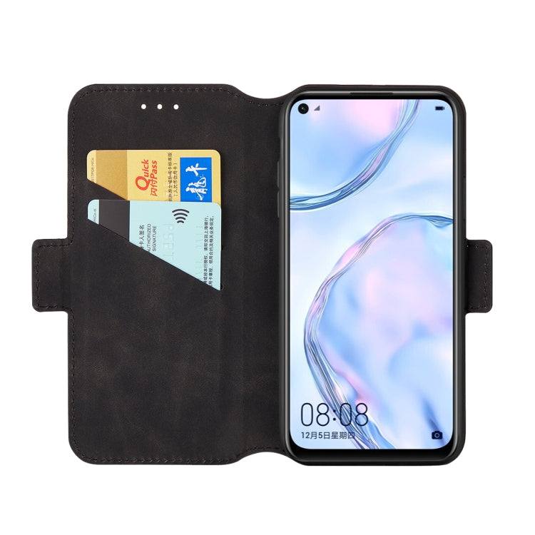 For Huawei P40 Lite Vintage Matte Oil-edge Horizontal Flip Leather Case with Bracket & Card Slots