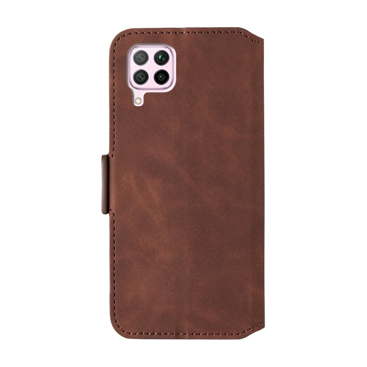 For Huawei P40 Lite Vintage Matte Oil-edge Horizontal Flip Leather Case with Bracket & Card Slots