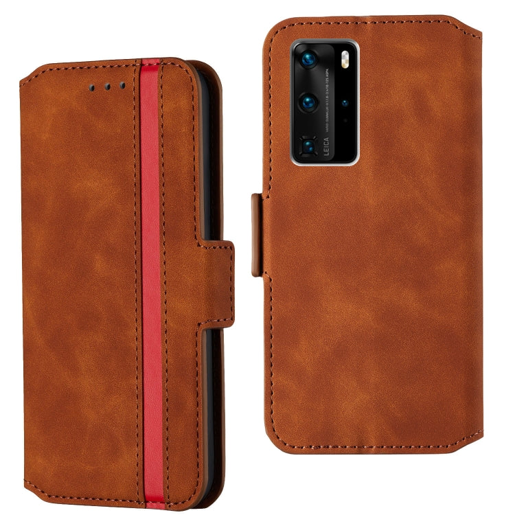 For Huawei P40 Pro Vintage Matte Oil-edge Horizontal Flip Leather Case with Bracket & Card Slots