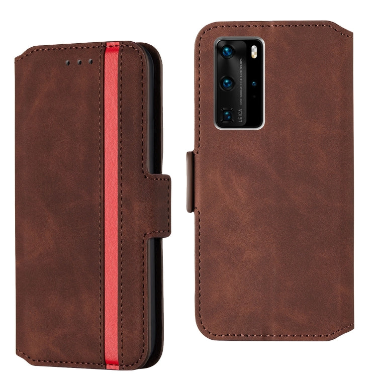 For Huawei P40 Pro Vintage Matte Oil-edge Horizontal Flip Leather Case with Bracket & Card Slots