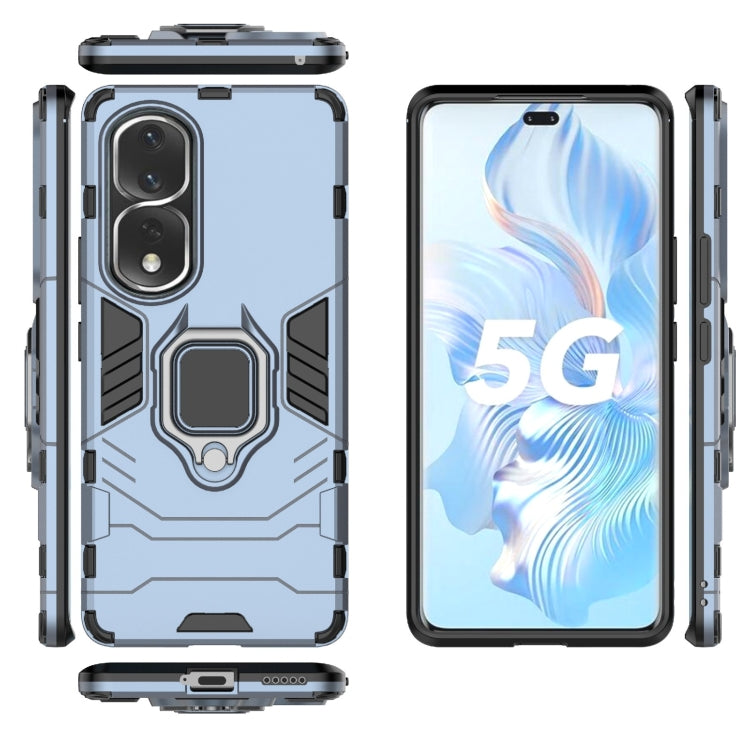 For Honor 80 Pro Shockproof PC + TPU Phone Case with Magnetic Ring Holder