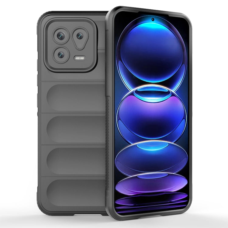 For Xiaomi 13 Magic Shield TPU + Flannel Phone Case